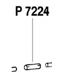 FENNO STEEL - P7224 - Трубопровод выпускной VW GOLF / PASSAT 1.6-1.9 84-93